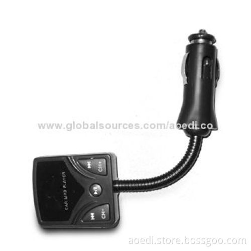 Driving Car FM Transmitter, Supports Car MP3 Player with LED Screen and Rotary Joint Design